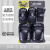 KILLER PADS 187美国进口轮滑滑板护具BMX碗池护膝护肘陆冲长板护腕运动 6件套 黑色护具 JR（适合3-8岁儿童）