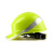 代尔塔 安全帽ABS绝缘防砸建筑 安全帽 102018 荧光黄 1顶装