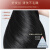 艾尚（AYSAN）假发女真发波波头锁骨发女士全头套长直发-手织分缝自然黑40cm