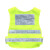 江波（JIANGBO） 网格反光背心 施工安全服 警示绿化衣服 反光马甲 （黄网白晶格款） 