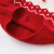 戴维贝拉男女童毛衣冬季新款宝宝可爱针织衫儿童卡通套头衫 红色 73cm（建议身高66-73cm）
