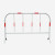 希万辉 铁马护栏施工围栏围挡交通设施B 100件起拍1*1.5m白底红膜款
