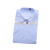 中神盾D2521男式短袖衬衫修身职业商务衬衣蓝色竖条纹拼白领(1-9件)39码 3天