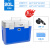 保温箱疫苗冷藏箱小型药品冷链箱标本核酸医疗生物安全运输箱 20L背带+温显+6蓝冰 加厚
