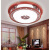 中式吸顶灯客厅圆形实木书房间餐厅LED卧室灯仿古中国风灯具 60cm1009款三色