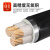 珠江电缆 ZC-YJV22国标铜3芯*95平方户外地埋钢带铠装护套电缆 1米