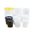 谋福 塑料桶密封桶小水桶包装桶 龙虾打包桶 （ 25L白色 带提手）