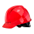伟光 安全帽 新国标 ABS 工地建筑工程 防砸抗冲击 欧式透气安全头盔 红色 一指键式调节