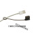 定制USB公头盖子type-c数据线胶塞microUSB防尘帽安卓充电套U盘保 透明色4个