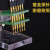 沁度测试夹 PCB烧录架2.54mm间距治具夹具探针下载程序编程3-10P 单排2.54mm-3P