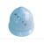 恒百思安全头盔HT-7B .7AABS工程塑料电力工程工地安全帽 蓝色