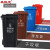 圣极光塑料垃圾桶120L上海款脚踏式环卫小区分类垃圾桶可定制G1389咖啡色湿垃圾
