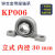 定制微型带座轴承KP08 KFL000 001 002 003立式菱形带座轴承议价 立式 KP006 内径30mm