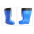 宽选工品 EVA泡沫棉水鞋 保暖棉靴安全鞋防滑耐磨可拆卸清洗内衬  蓝色 42码 
