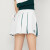 RYDER CUP莱德杯高尔夫服装女士短裙新品夏季时尚撞色运动百褶裙 白色 L