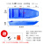 谋福（CNMF）牛筋塑料船加厚渔船 PE双层塑料冲锋舟捕鱼船【3.2米加宽带仓渔船（320*122*35cm）】