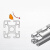优束 弹珠弹性螺母欧标20/30/40/50 后置铝型材钢珠锁紧卡槽 欧标20-M5(50个） 
