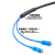 福为胜（FUWEISHENG）电信级室外单模铠装成品光缆免熔接入户12芯24头SC接头光纤线 FWS-GX-12SC 1000米