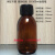 100ml60ml30ml棕色小口试剂瓶化学分装样品瓶螺口玻璃瓶口服液瓶 100ml黑盖