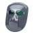 定制电焊面罩防护罩全脸轻便烧焊工专用氩弧焊接眼镜打磨防烤脸头戴式 BX-6面罩+灰色眼镜 送绑带