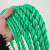 者也 KAB 绳子尼龙绳塑料绳耐磨晾衣绳户外手工编织货车捆绑绳绿色绳子 10mm*100米