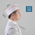 GJXBP一次性厨师帽无纺布厨师帽纸帽高帽子中帽低帽厨房帽加厚工作帽 红边纸帽(48个/包)加厚 纸帽