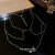 昇南时尚镶钻圆珠链条项链欧美夸张大气身体链个性设计创意风胸链 11#胸链-银色方形