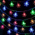 贝工 LED雪花灯 彩色 新年春节装饰彩灯串 生日灯串满天星装饰氛围灯 USB款3米20灯