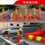 塑料警示柱防撞柱反光立柱路桩隔离柱交通安全道路标志柱 70CM加厚新料（送螺丝）