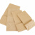 造物立方 纸袋 打包袋 通用方底牛皮纸袋 零食袋 面包袋 100个/包 防油9*5.5*18cm