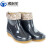 沸耐笙 FNS-04840 中性低筒雨鞋 耐酸碱油PVC低帮水鞋 519黑色加棉 40 双