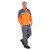斯卡地尔（Scotoria）TC601长袖工作服套装 分体式春秋工服 舒适高棉桔灰色1套4XL码