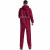 易美丽诺 LH1011 分体式反光雨衣雨裤套装户外雨具 酒红色 基础面料L