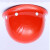 林盾 LINDUN 玻璃钢材质头盔式安全帽 白、红、蓝三色 10顶起发 红色