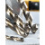 得力（deli）麻花钻头套装手电钻不锈钢钢铁金属铝合金钻头打孔冲击三角钻头多功能 直柄麻花钻4.3mm DL16043G