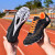 LNTL体考中考钉鞋田径短跑男女学生竞速跑步比赛运动中长跑可拆卸钉鞋 黑橘+背袋 38