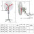 HKNA防爆摇头扇BTSFB-500落地式600壁挂式750防爆风扇220V牛角扇380V FB750壁式220V