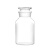 希试 细口瓶透明加厚试剂瓶磨砂口玻璃瓶医药瓶分装广口瓶玻璃化学瓶 个 30ml细口瓶透明（10个） 