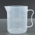 空信云  刻度杯塑料量杯 带把塑料烧杯 实验室容量杯 测量计量杯 250/500/1000/2000ml套装 
