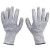 哥尔姆 五级防割手套 HPPE耐磨防护防切割劳保手套工业园艺防割 工作手套 麻灰色（100双装） XL