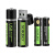 sorbo硕而博USB充电电池5号USB电池7号AAlr6锂电池轻鼠标G304电池 <7号黑色4节>