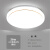 LED吸顶灯阳台灯卧室灯圆形简约现代过道厨房卫生间走廊客厅灯具 金线34cm高亮白光36w