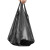 海斯迪克 HK-369 黑色垃圾袋 一次性背心式塑料袋 大号手提式加厚 30*50cm 100个