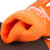 多给力 防寒保暖防水防滑手套冬季工地干活工作耐磨通用加厚防护手套 WG-338 L码