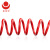 金龙羽 国标铜芯电线电缆单芯多股软线BVR*10平方电线100米/卷 红色(货期15天)