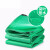 鸣固 加厚PE防雨布 防汛防水布 耐磨遮阳塑料彩条布帆布防水雨篷布 绿色3*4M