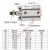 外外螺纹薄型气缸SDA32-10/15/20x25*30*35-40-50-60-70-75-SB SDA32-20B