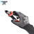 多给力（WonderGrip）舒适型防滑耐磨手套 腈涂掌浸胶劳保防护手套透气WG-502灰色1双XL定做