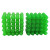 铁屹 膨胀胶塞 绿色塑料膨胀管 飞机型膨胀螺丝胶粒胀管 M6（2000个） 