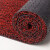 定制丝圈地垫入户门垫门厅地毯防滑防尘pvc垫子进户门脚垫可裁剪 红黑色20mm特厚款 90*120cm